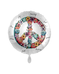 PALLONCINO DF MYLAR 18" PACE & AMORE