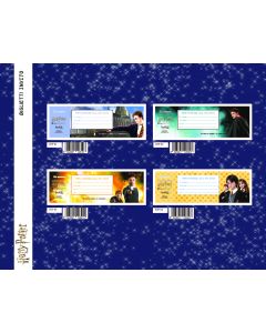 BLOCCHETTO INVITI COMPLEANNO HARRY POTTER