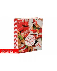 SHOPPER NATALIZIA 31X42X12CM  446317