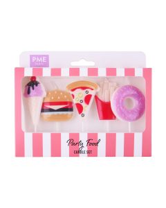 PARTY FOOD CANDLE SET PZ.5