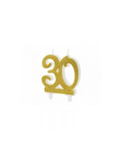 CANDELINA N.30 ORO GLITTER.