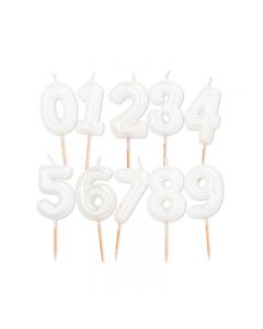 CANDELINE MINI BIANCO PERLATO