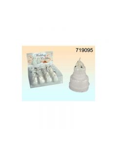 CANDELA TORTA NUZIALE.