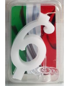 CANDELINA NUMERICA COLORATA NR. 6