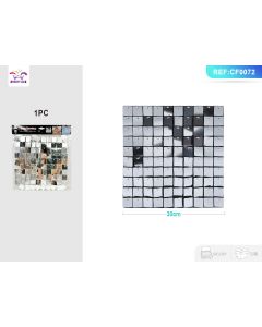 PANNELLO DECORATIVO ARGENTO A SPECCHIO CF0072