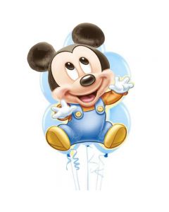 PALLONCINO TOPOLINO BABY SUPERSHAPE MYLAR 