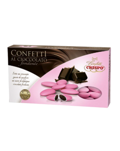 CONFETTI CRISPO AL CIOCCOLATO FONDENTE ROSA 1KG