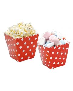 CONTENITORE CARTA SWEETY BOX POIS ROSSO PZ.6