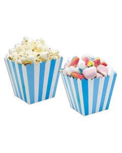 CONTENITORE DI CARTA SWEETY BOX STRIP TURCHESE 6 PZ