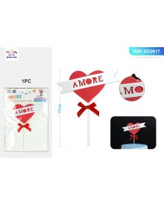 CAKE TOPPER TI AMO LV DC0617