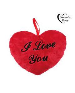 CUORE DI PELUCHE ROSSO I LOVE YOU 10CM LV
