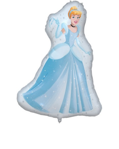 PALLONCINO MYLAR SUPERSHAPE PRINCIPESA DISNEY CINDERELLA