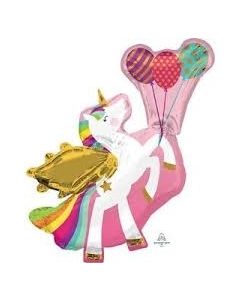 PALLONCINO UNICORNO SUPERSHAPE PZ. 1