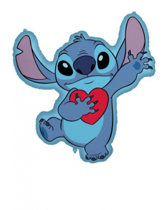 PALLONCINO MYLAR SUPERSHAPE STITCH CON CUORE