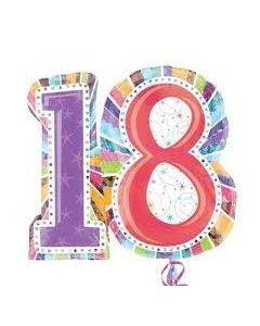 PALLONCINO 18 ANNI SUPERSHAPE MYLAR