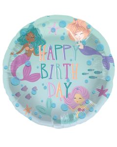 PALLONCINO MYLAR 18"/45CM MERMAIDS