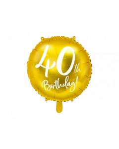 FOIL BALLONS 40anni 18inch.