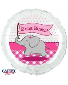 PALLONCINO MYLAR E' UNA BIMBA
