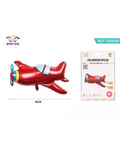 PALLONCINO MYLAR 38" SUPERSHAPE AEROPLANO FB0554