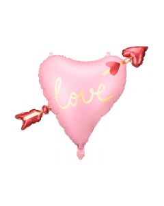 FOIL BALLOON A CUORE ROSA GOLD FB172 LV