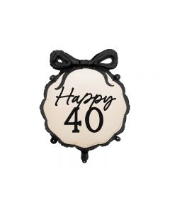 PALLONCINO MYLAR 18" PILL HAPPY 40TH