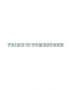 FESTONE PRIMA COMUNIONE CELESTE.