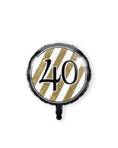 PALLONCINO MYLAR 18" 40 ANNI 