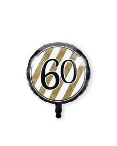 PALLONCINO MYLAR 18" 60 ANNI 