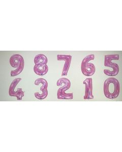PALLONCINO MYLAR OLOGRAFICO GLITTER NUMERO "1" 1MT