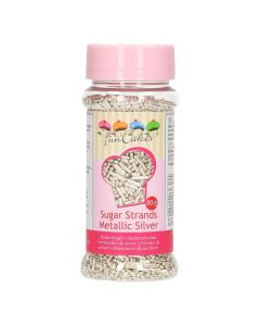 CODETTE DI ZUCCHERO ARGENTO METALLIC 80GR