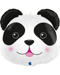 PALLONCINO MYLAR SUPERSHAPE TESTA PANDA