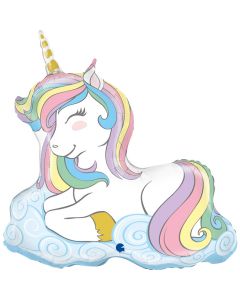 PALLONCINO MYLAR SUPERSHAPE UNICORNO
