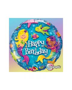 PALLONCINO MYLAR TONDO HAPPY BIRTHDAY