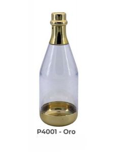 BOTTIGLIA CHAMPAGNE IN PET ORO 4,5 x 15CM PZ.10