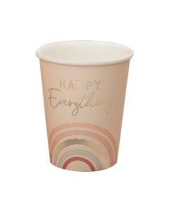 BICCHIERI HAPPY EVERYTHING NATURAL RAINBOW PZ.8