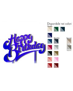 Cake Topper Happy Birthday Plex