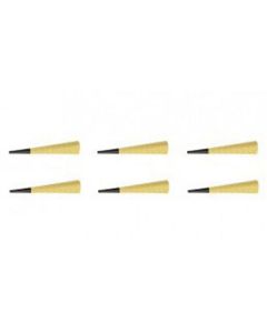 TROMBETTE IN CARTA COLOR ORO PZ.6