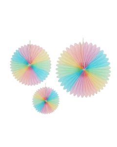 GHIRLANDE DECORATIVE COLORI PASTELLO PZ.3