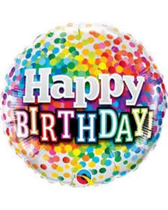 PALLONCINO MYLAR HAPPY BIRTHDAY