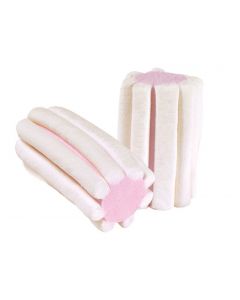 MARSHMALLOW ESTRUSO STRIATO BIANCO E ROSA 1KG