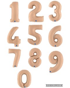 NUMERI MYLAR 40" CIPRIA SATINATO "SATIN NUDE"
