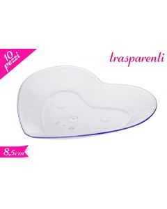 VASSOI CUORE PER FINGER FOOD 8,5CM PZ.10 LV