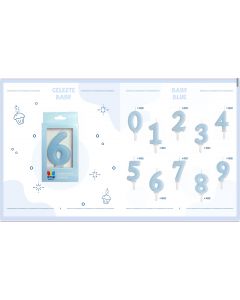 CANDELINE NUMERATE TINY PLUMP CELESTE BABY