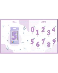 CANDELINE NUMERATE TINY PLUMP LILLA