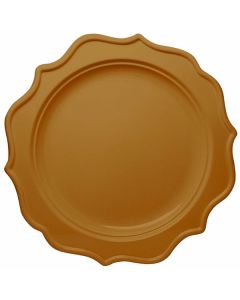 PIATTI FESTIVE COLLECTION ORO 25CM PZ.12