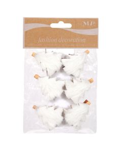 MOLLETTINE ALBERELLI BIANCHI PZ.6