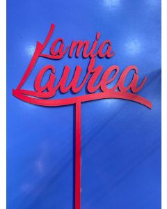 CAKE TOPPER LA MIA LAUREA