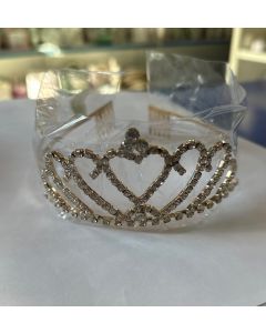 CORONCINA CON STRASS ORO
