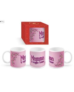 TAZZA IN CERAMICA MAMMA TI VOGLIO BENE 300ML