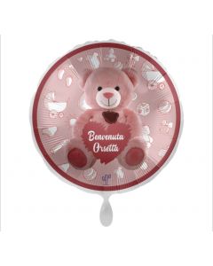 PALLONCINO DF MYLAR 18" BENVENUTA ORSETTA